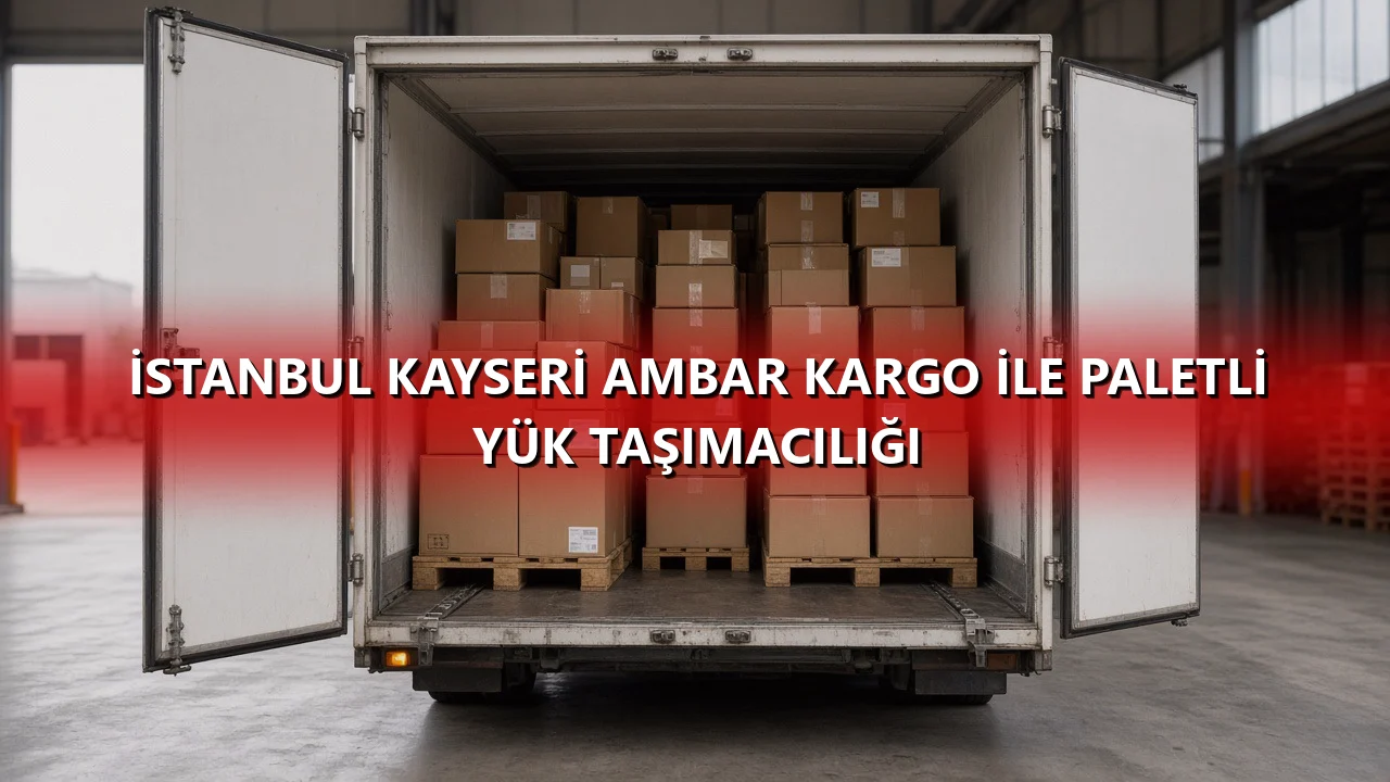 İstanbul Kayseri Ambar Kargo İle Paletli Yük Taşımacılığı